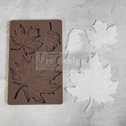 DECOR MOULDS® – FALLING LEAVES FANTASY – 1 PC, 5″X8″X8MM