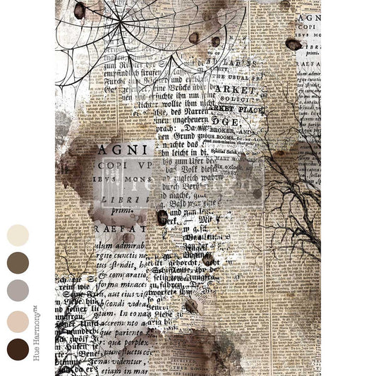 A1 Decoupage Fiber – Mystical Creations – 1 sheet, 23.4″x33.1″