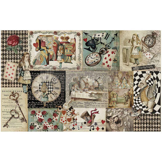 Decoupage Decor Tissue Paper - Curious Journey