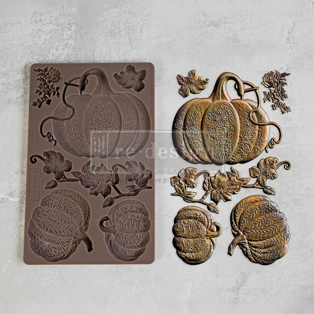 DECOR MOULDS® – FALLING FOR FALL – 1 PC, 5″X8″X8MM