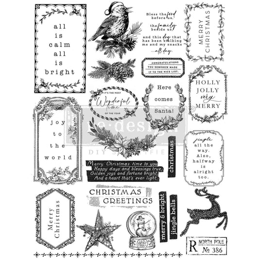 Decor Clear Stamp - Holly Jolly - LIMITED EDITION