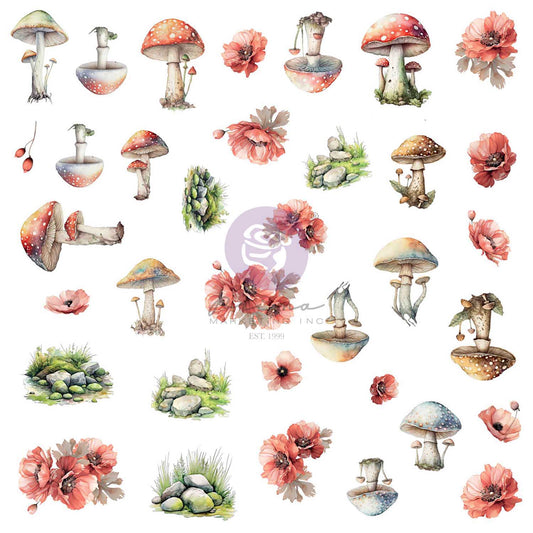 Return To Wonderland Collection Ephemera – Wonderland Forest finds – 70 pcs