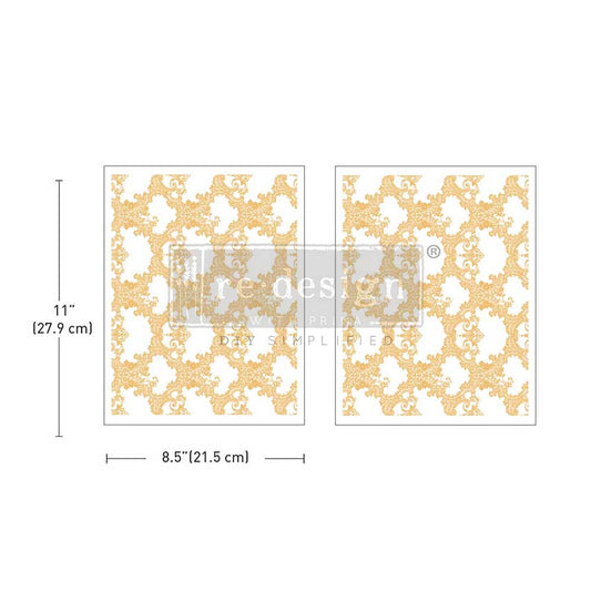 Middy Foil Transfers® Kacha - Golden Lacework