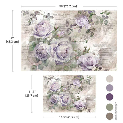 Double Delight Decoupage Fiber Paper Set - Soft Veil
