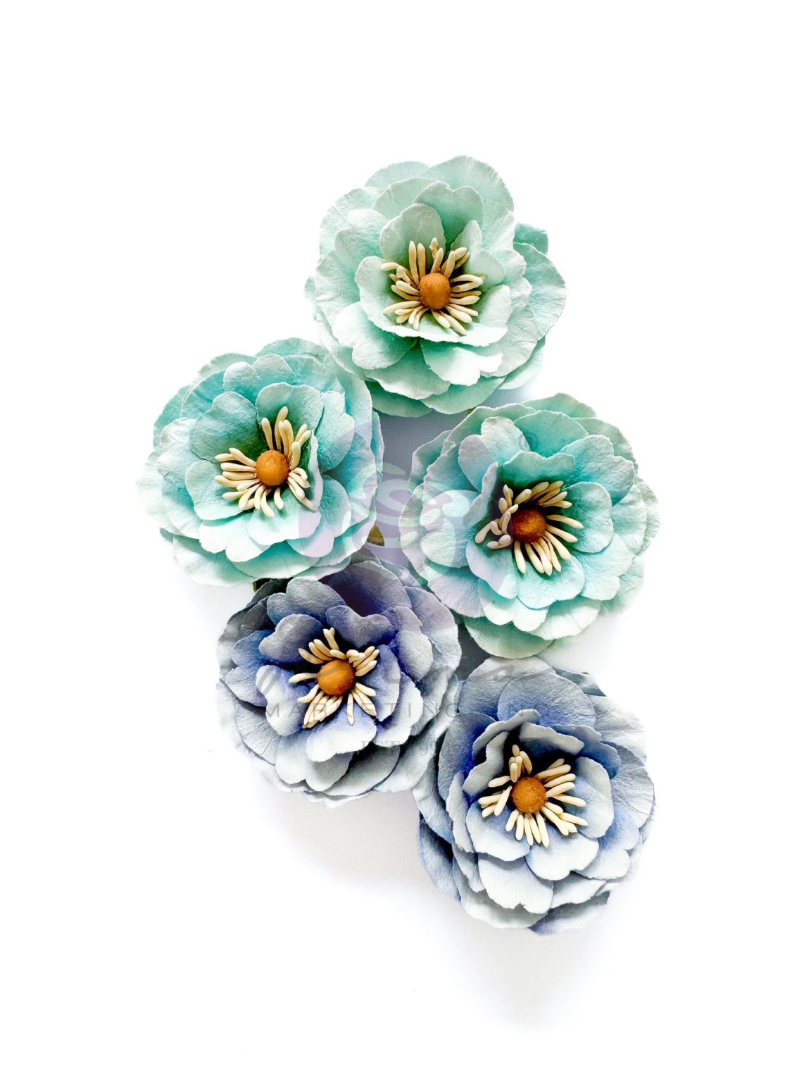 A Mermaid's Tale Collection Paper Flowers - Ocean Mist