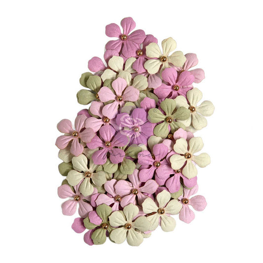 Serene Petals Collection Flowers – Pastel Whispers – 60 pcs