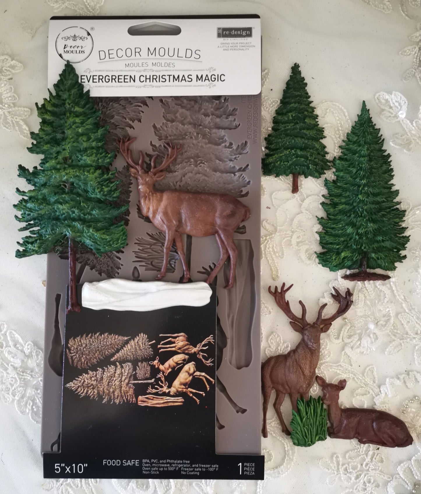 Decor Moulds® – Evergreen Christmas Magic – 1 pc,