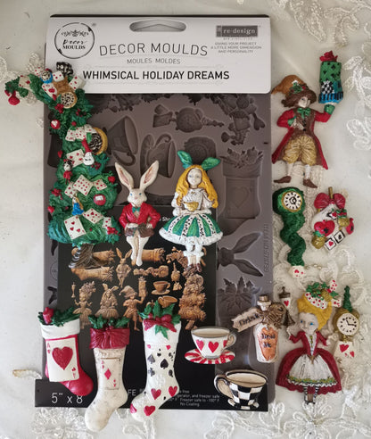 Decor Moulds® – Whimsical Holiday Dreams – 1 pc, 5″x8″x8mm