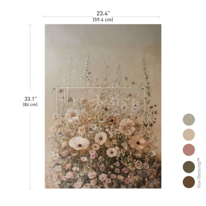 A1 Decoupage Fiber – A Moment Of Stillness – 1 sheet, 23.4″x33.1″ - Limited Edition