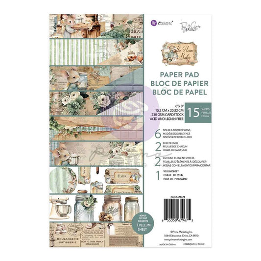 The Home Baker Collection 6×8 Paper Pad – 15 sheets
