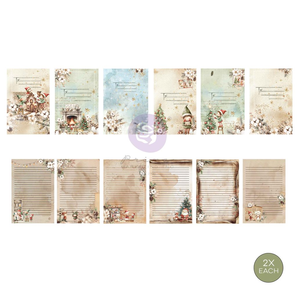 Twinkle & Treats Collection Stationery Pack – 12 envelopes + 12 postcards