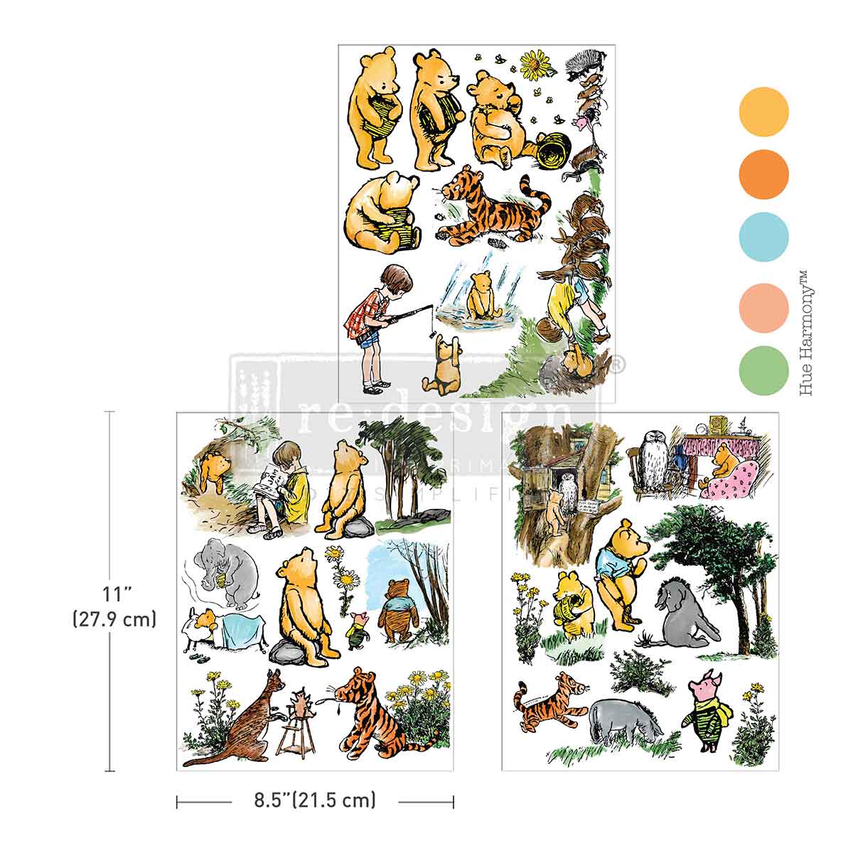 Middy Transfers® – Honeyfern Hollow – 3 sheets, 8.5″x11″
