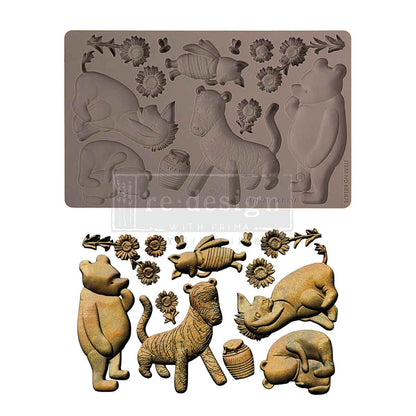 Decor Moulds® – Olde Bear Lane – 1 pc, 5″x8″x8mm