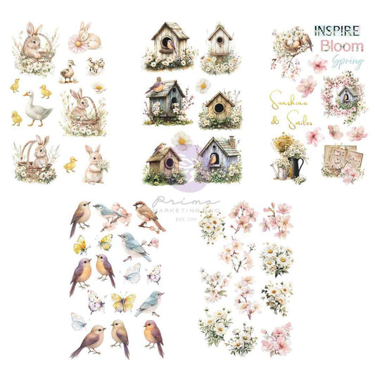 Among the Wildflowers Collection Sticker Pack – 5 sheets, sheet size 5″x8″