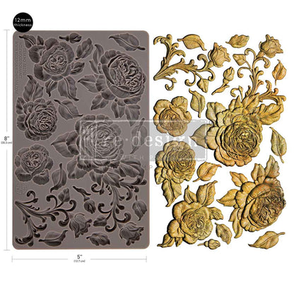 Decor Moulds® – Rosewood Romance – 1 pc, 5″x8″x12mm