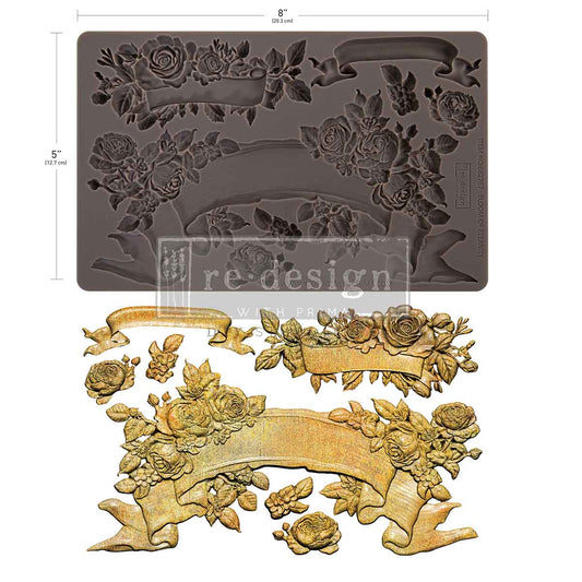 Decor Moulds® – Bloom Of Eternity – 1 pc, 5″x8″x8mm