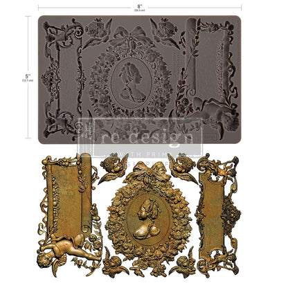 Decor Moulds® – Ombres Florales – 1 pc, 5″x8″x8mm