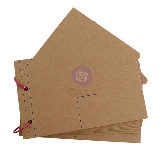 Homegrown Collection Chipboard Album Cover – Storybook Moments – 6 chipboard pages, metal ring-bound