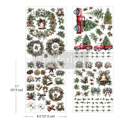 Middy Plus Transfers® – Home For The Holidays – 3 sheets + 1 bonus sheet, 8.5″x11″