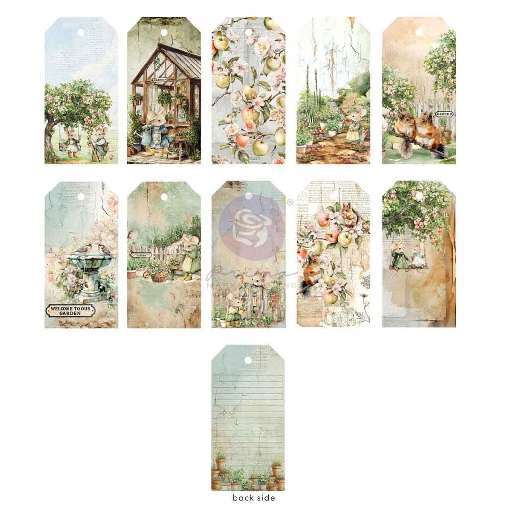 Homegrown Collection Tag Pad – 40 sheets – 10 designs x 4 sheets each