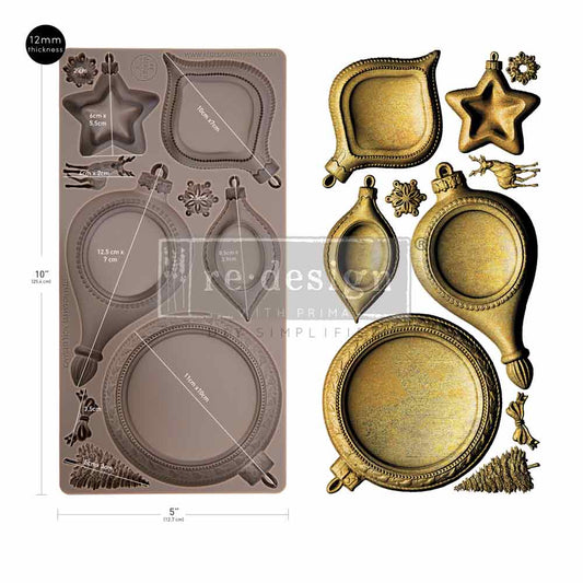 Decor Moulds® – NoeL Elegance – 1 pc, 5″x10″x12mm