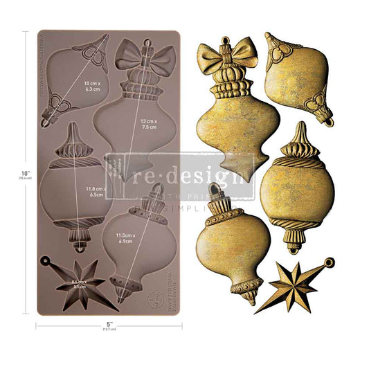 Decor Moulds® – Winter Luxe Blanks – 1 pc, 5″x10″x8mm