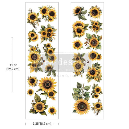 Luxe Transfers® – Sun-Drenched Harvest – 2 sheets, 3.25″x11.5″