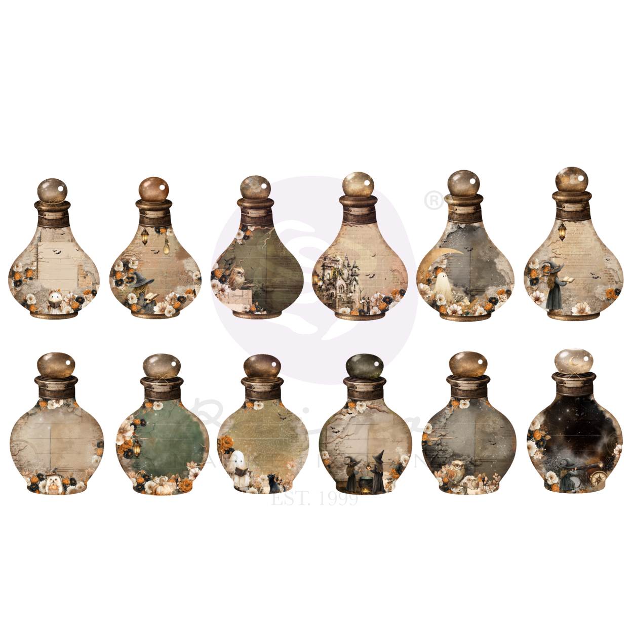 Made of Magic Collection Potion Bottle Tag Pad