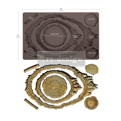 Decor Moulds® – Evergreen & Embers – 1 pc, 5″x8″x8mm