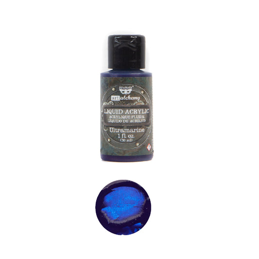 Art Alchemy-Liquid Acrylic Ultramarine 1fl.oz (30ml) Pentart