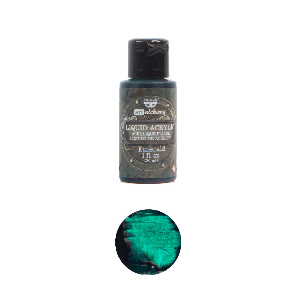 Art Alchemy-Liquid Acrylic Emerald 1fl.oz (30ml) Pentart