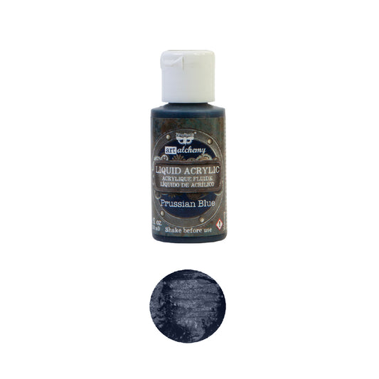 Art Alchemy – Liquid Acrylics – Prussian Blue – 1 bottle, 30ml