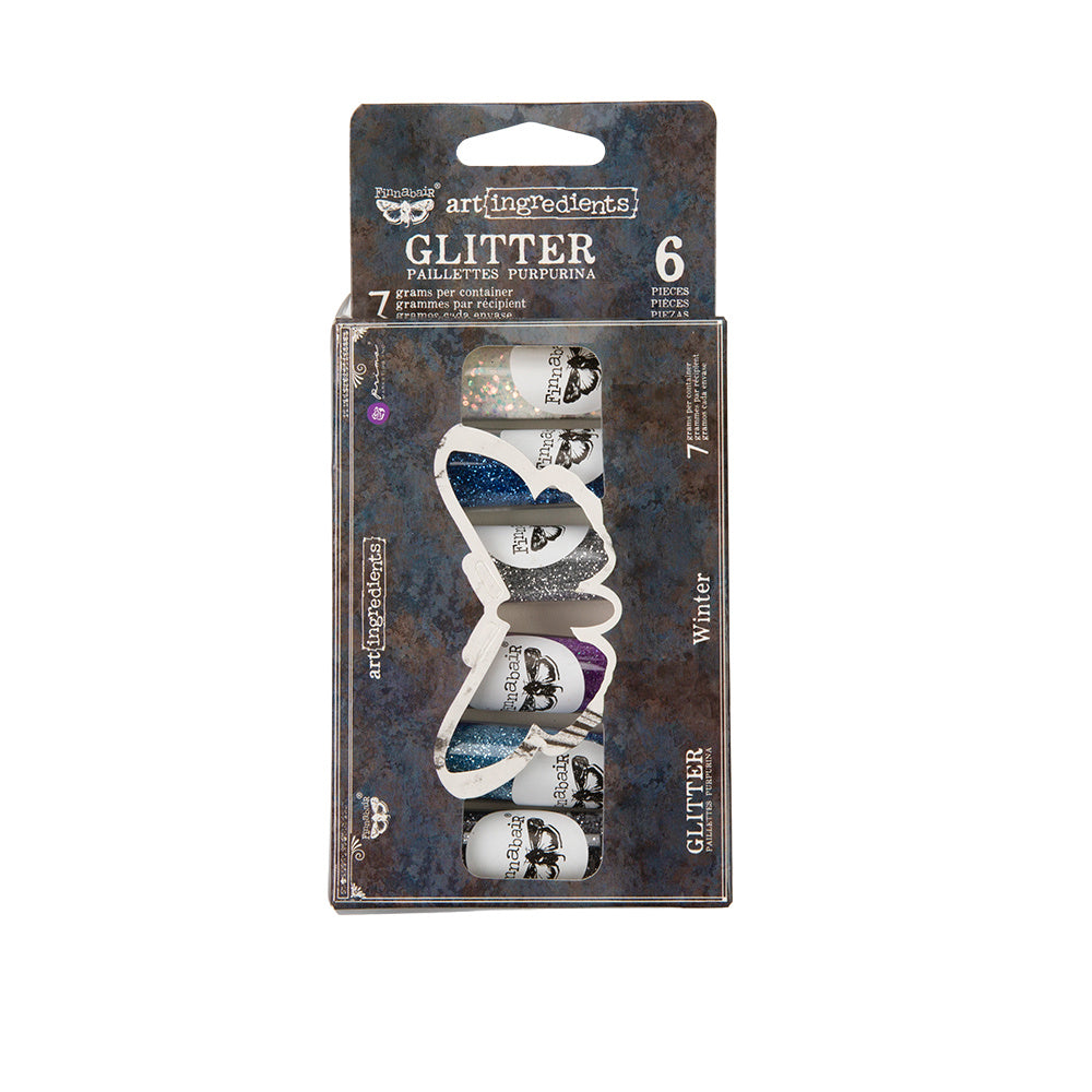 Art Ingredients – Glitter Set – Winter – 6 bottles x 10 grams each