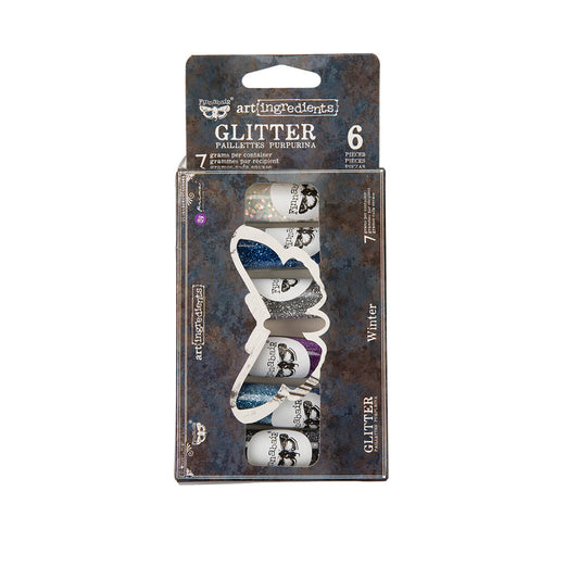 Art Ingredients – Glitter Set – Winter – 6 bottles x 10 grams each