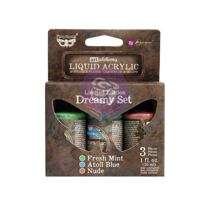 Limited Edition Liquid Acrylic Set – Dreamy – 3 colors x 1 fl oz (30 ml) each