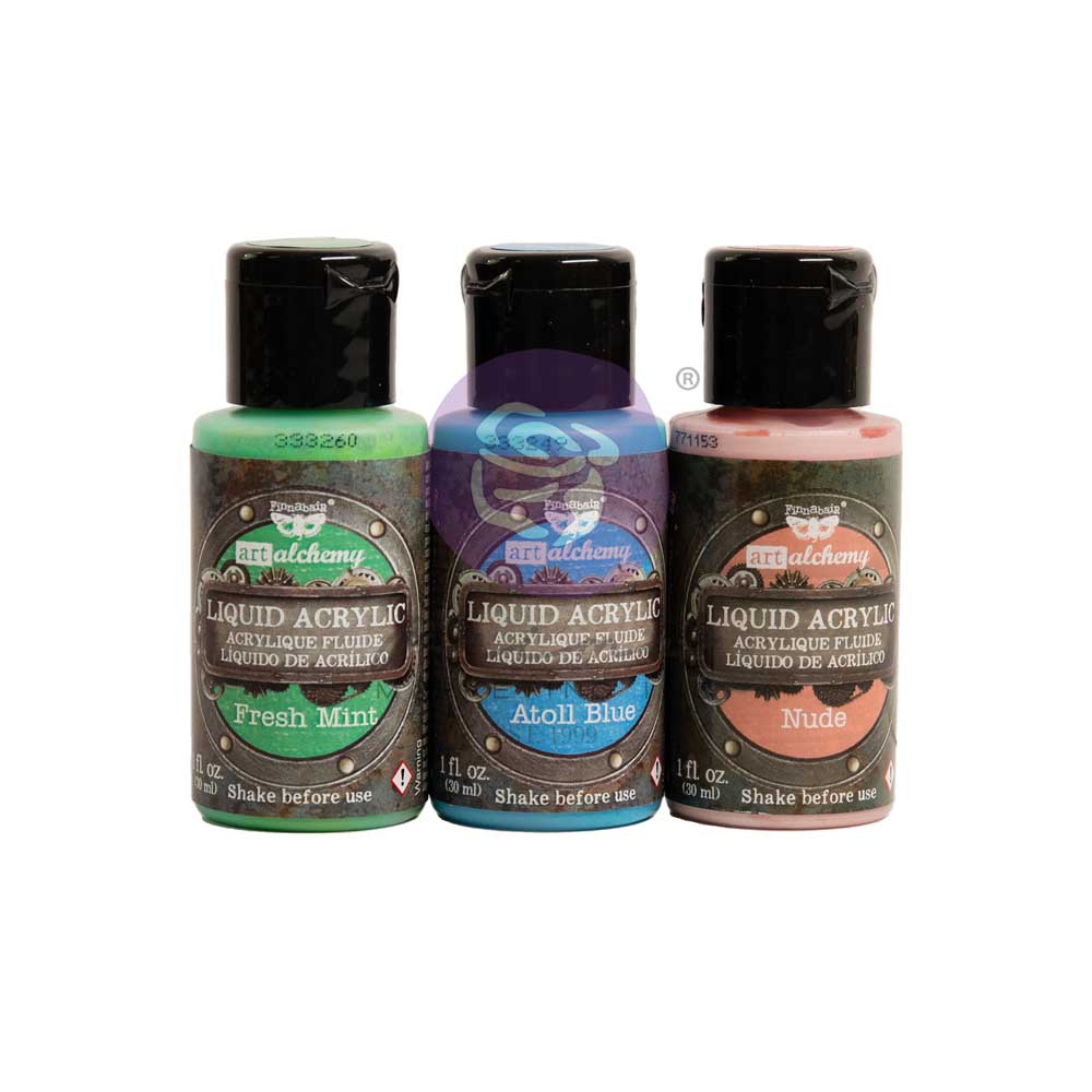 Limited Edition Liquid Acrylic Set – Dreamy – 3 colors x 1 fl oz (30 ml) each