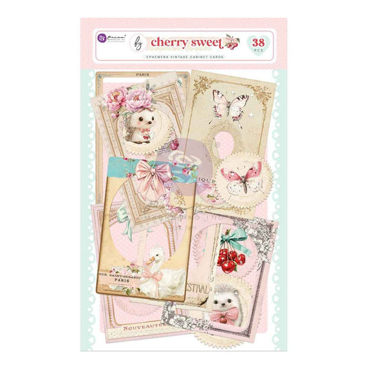 Cherry Sweet Collection Ephemera – Cabinet Cards – 38 pcs