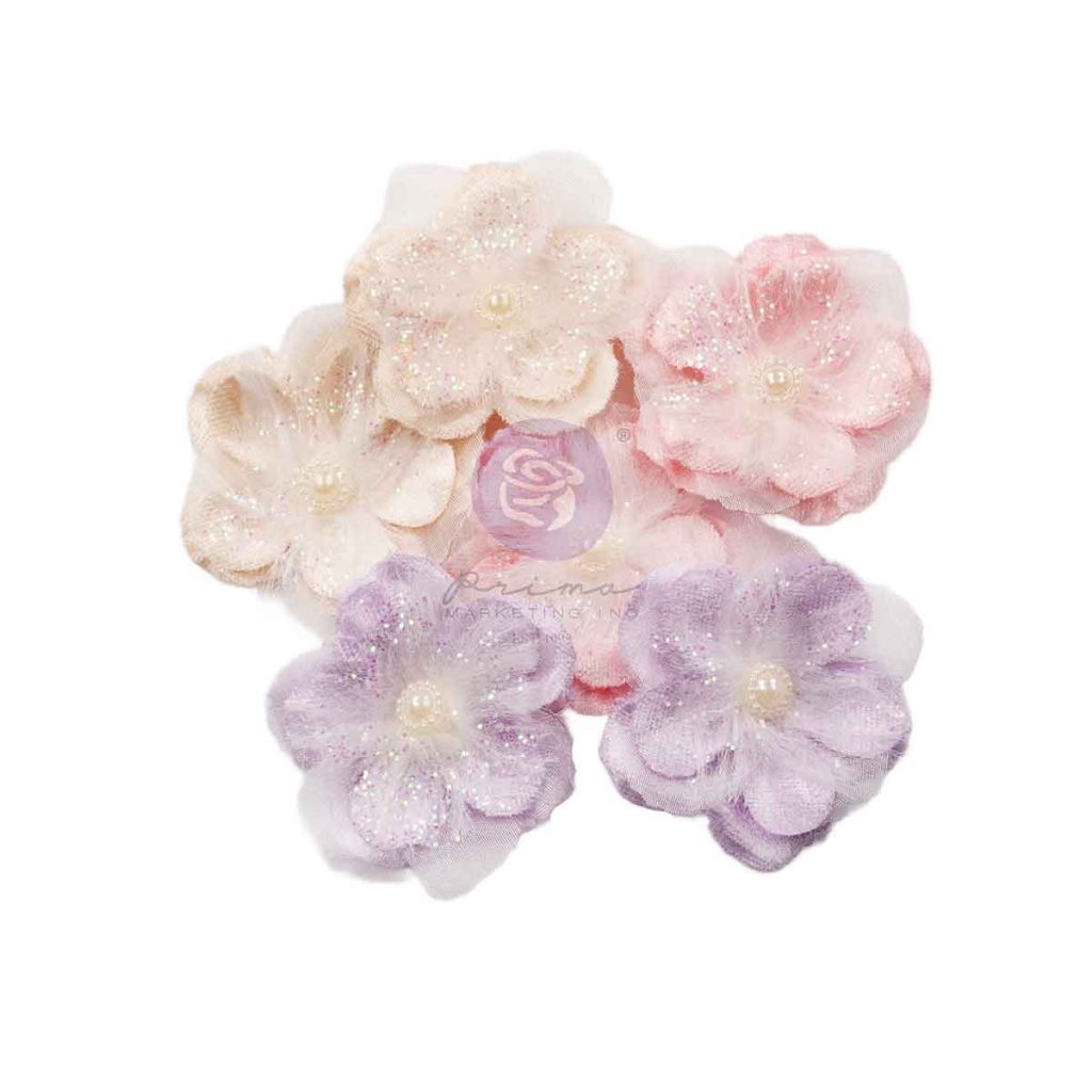 Sweet Spring Collection Flowers – Soft & Fuzzy – 6 pcs