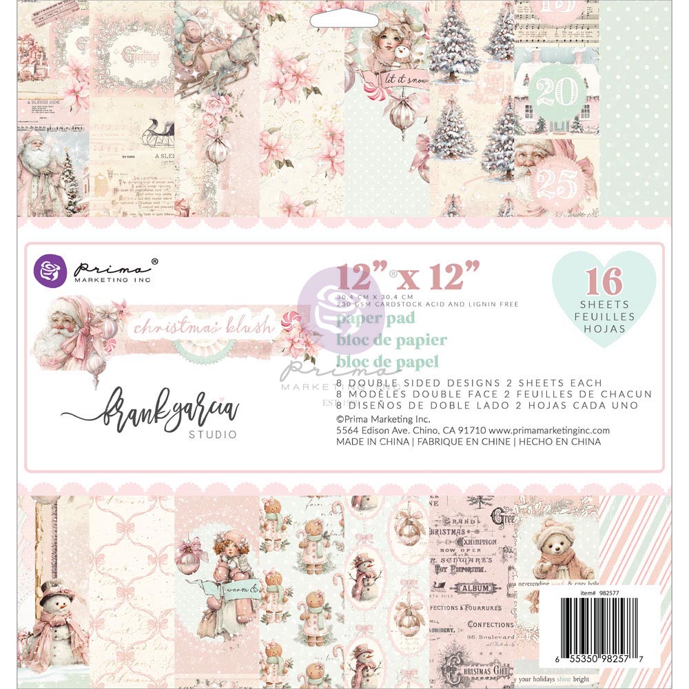 Christmas Blush Collection 12x12 Paper Pad
