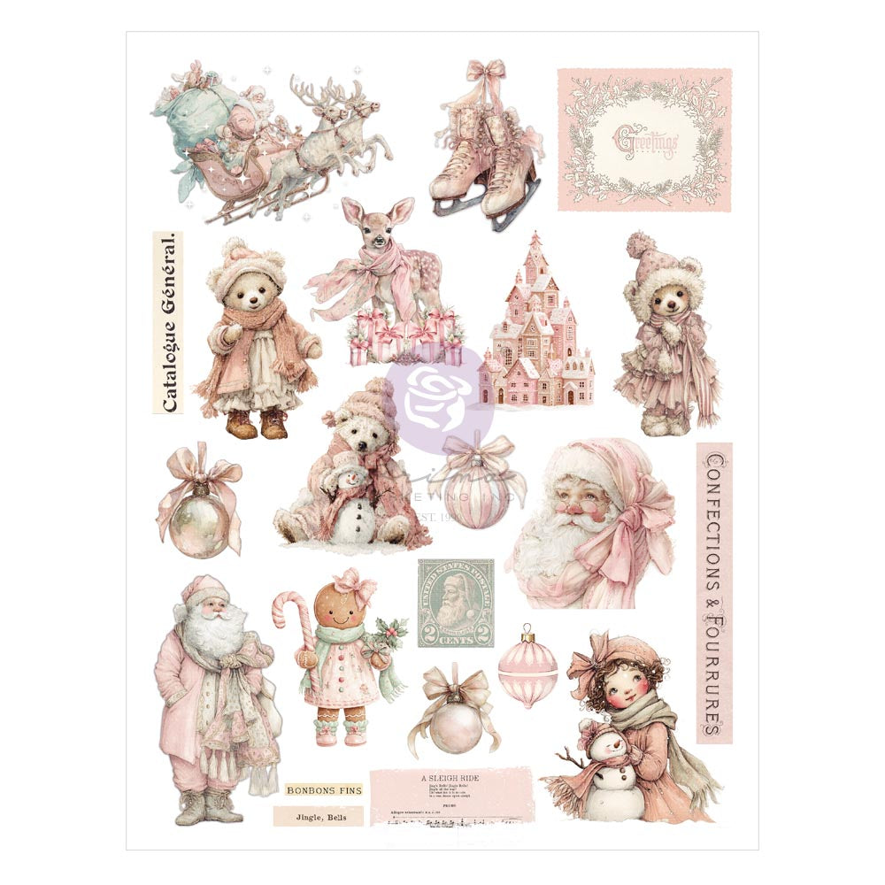Christmas Blush Collection 8.5x11 Transfer