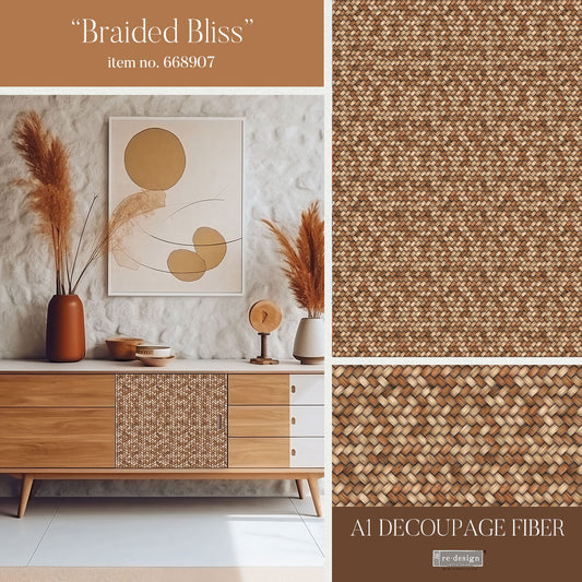 Braided Bliss - A1 Decoupage Fiber - Exclusive and Limited Release