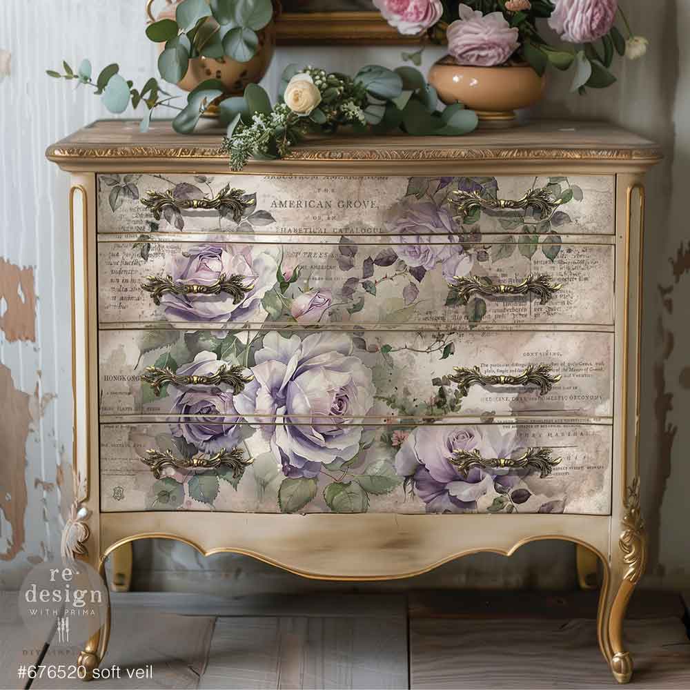 Double Delight Decoupage Fiber Paper Set - Soft Veil