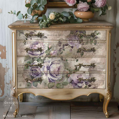 Double Delight Decoupage Fiber Paper Set - Soft Veil
