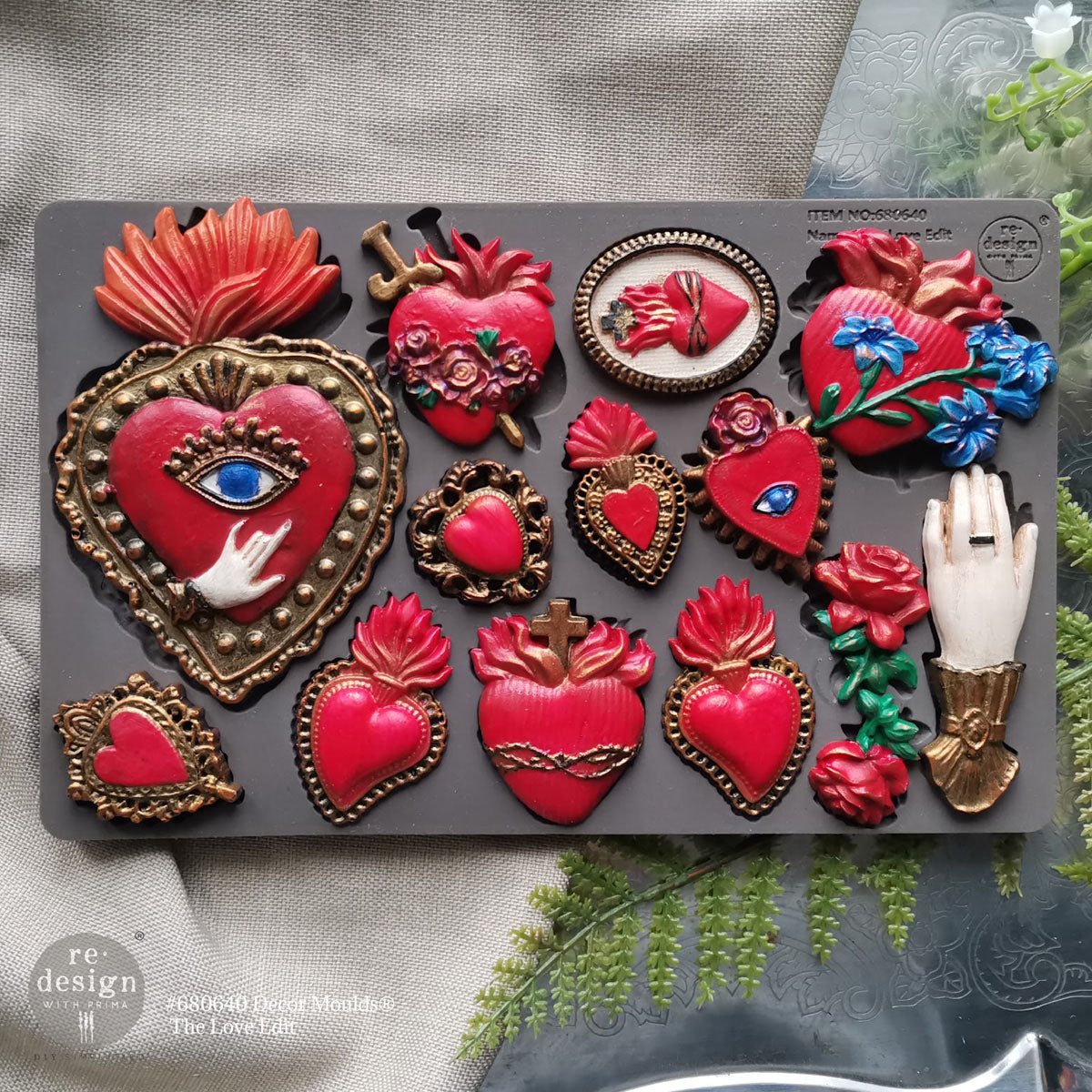 Decor Moulds® – The Love Edit – 1 pc, 5″x8″x8mm