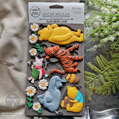 Decor Moulds® – Olde Bear Lane – 1 pc, 5″x8″x8mm