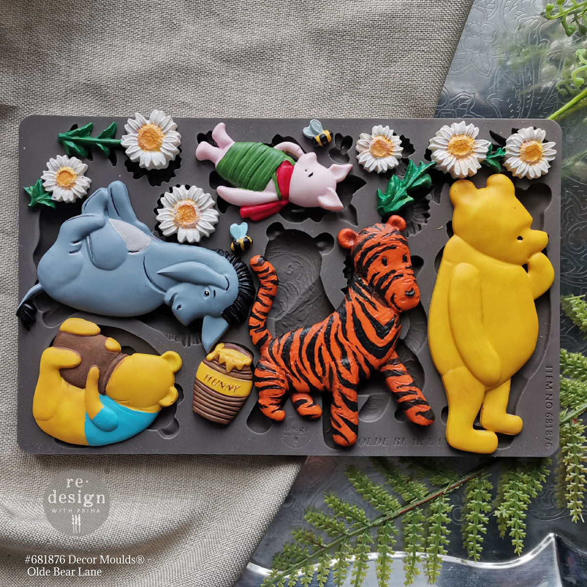 Decor Moulds® – Olde Bear Lane – 1 pc, 5″x8″x8mm