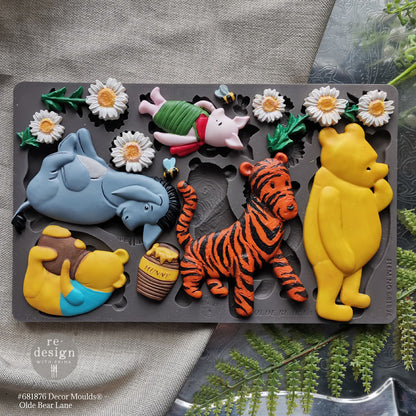 Decor Moulds® – Olde Bear Lane – 1 pc, 5″x8″x8mm