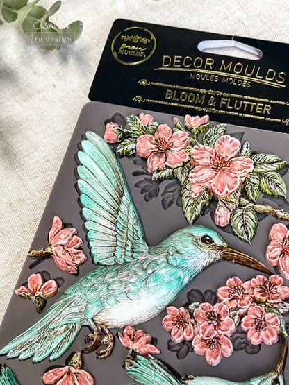 Decor Moulds® – Bloom & Flutter – 1 pc, 5″x10″x8mm