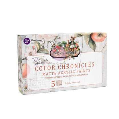 Homegrown Collection Acrylic Paint Pack – Color Chronicles – 5 colors x 2 fl oz each