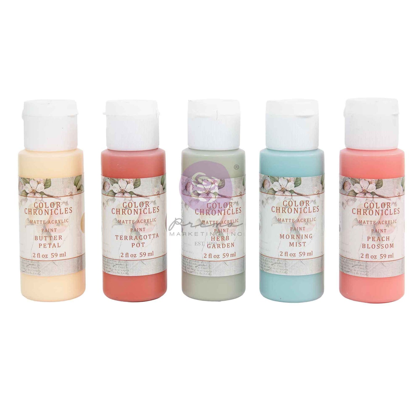 Homegrown Collection Acrylic Paint Pack – Color Chronicles – 5 colors x 2 fl oz each